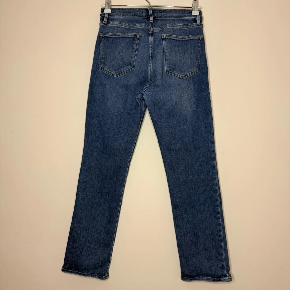 FRAME DENIM Le High Straight Jeans in Bestia Wash - Picture 6 of 11